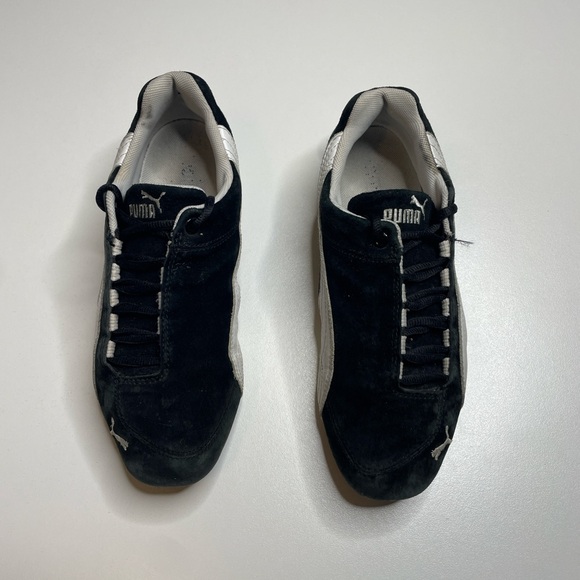 Vintage Puma Speedcat OG Athletic Shoes Black White Leather Suede Women’s 9 US